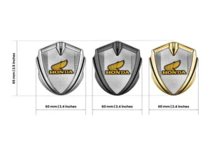 Honda 3D Emblem Abzeichen Luxus Finish Legierung 3D Detail